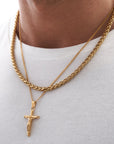 Crucifix Gold Necklace