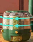 Sealed Rotating Grains Container